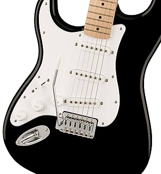 ギター Squier Affinity Stratocaster Lefty Squier Sonic Stratocaster, Left Handed, Black – Elderly